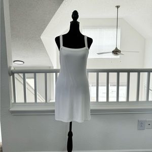 Privacy Please white ribbed mini